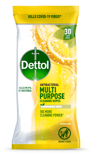 Multi Purpose Cleaning Wipes Citrus Zest 30pk
