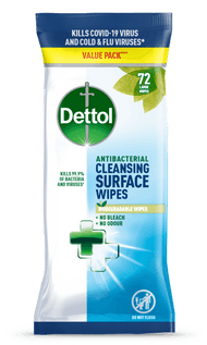 Dettol Cleansing Surface Wipes 72pk